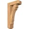 Ekena Millwork Merced Craftsman Smooth Bracket w/ Offset Brace, Western Red Cedar, 5 1/2"W x 16"D x 28"H BKT0604X16X28MRC04SWR - alternate 1